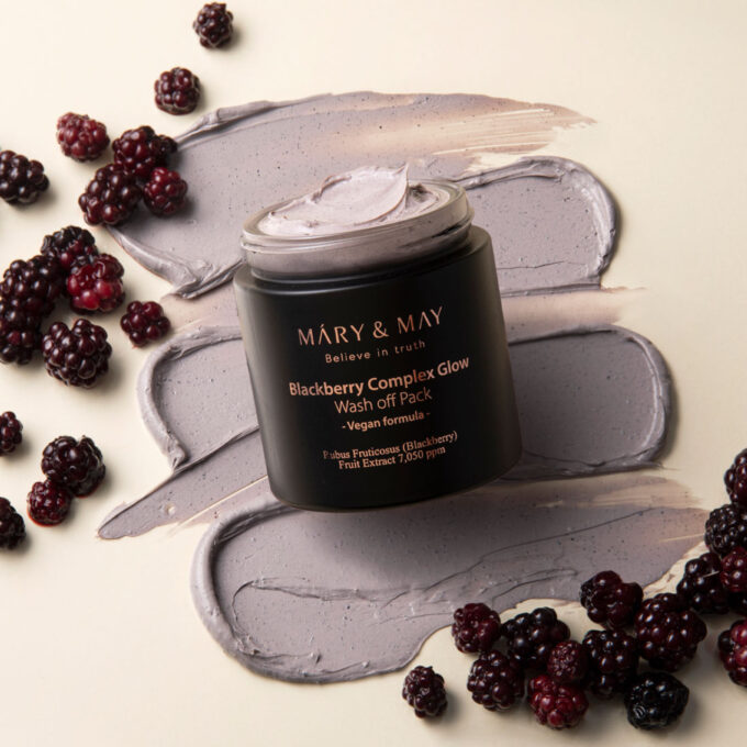 Mary and May Blackberry Complex Glow Wash off Pack 125g - Εικόνα 2