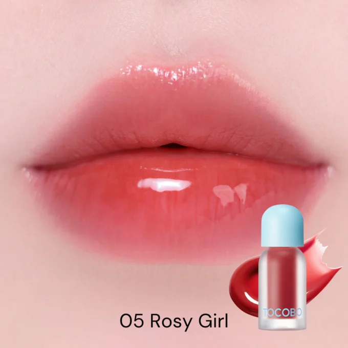 Tocobo Juicy Plumping Lip Oil 05 (Rosy Girl) 4gr - Image 2